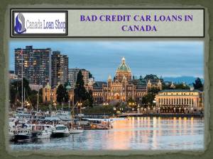 Bad Credit Auto Loans Canada